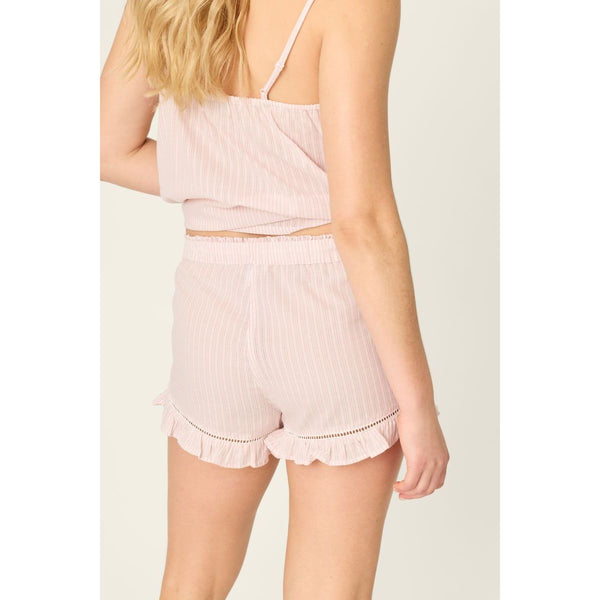 On Cloud Nine Short in Silver Rose - Romantiques