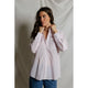 Avalon Cotton Poplin Button-Down Shirt - Romantiques