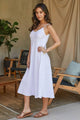 Claire Maxi Linen Slip Dress - Romantiques