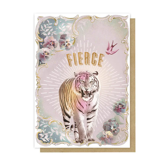 Fierce Greeting Card - Romantiques