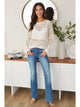 Belle Crochet Knit Bell Sleeve Sweater - Romantiques