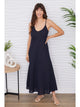 Claire Maxi Linen Slip Dress - Romantiques