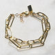 Paper Clip Bracelet in 14K Gold Vermeil - Romantiques