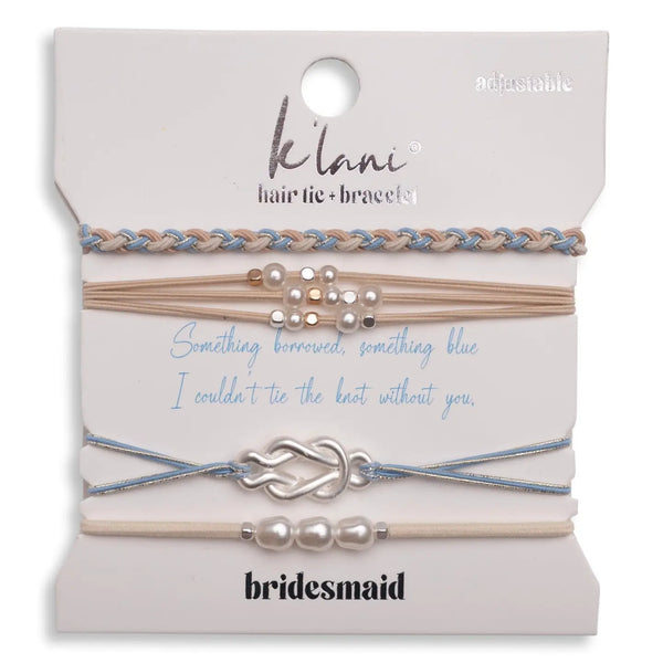 K’lani Bridesmaid Hair Tie/Bracelet - Romantiques