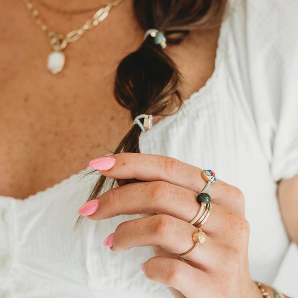 K'Lani Terra Hair Tie Rings - Romantiques