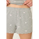 Peachy Mix Short Set in Heather Gray - Romantiques