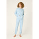 Western Blooms Banded Pant in Dream Blue - Romantiques