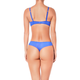 Blue lingerie set on a white background