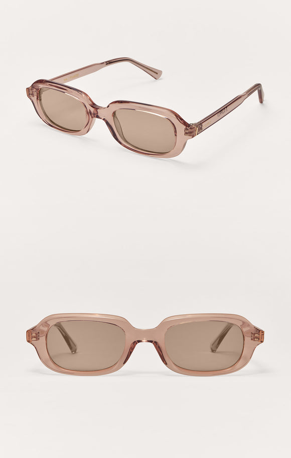 Myst Light Brown Polarized Sunglasses in Dusk - Romantiques