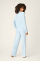 Western Blooms Striped PJ Set in Dream Blue - Romantiques