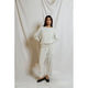 Perfect White Tee Eliana Loop Terry Capri Pant in Oatmeal - Romantiques