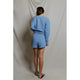 Layla French Terry Sweat Short in Pacific Blue - Romantiques