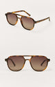 Tourist Polarized Sunglasses in Tortoise-Gradient - Romantiques