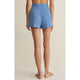 Dawn Smocked Rib Short in Tropical Tide - Romantiques