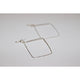 Small Hammered Diamond Shaped Earrings in sterling silver - Romantiques