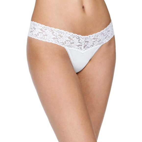 Hanky Panky Cotton wrap thong Low Rise One Size