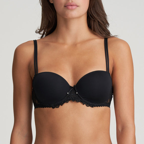 Jane Balcony Contour Demi Bra In Black