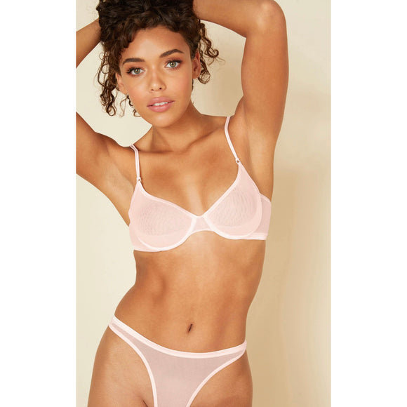 Soire Confidence Molded Underwire Bra in Pink Lilly