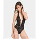 Eloide Soft Halter Bodysuit in Black - Romantiques