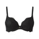 Super boost Lace Plunge Bra in Black